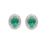 Emerald Diamond Earrings