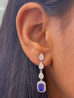 Tanzanite Diamond Earrings