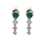 Emerald Diamond Earrings