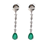 Emerald Diamond Earrings