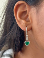 Emerald Diamond Earrings