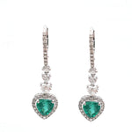 Emerald Diamond Earrings