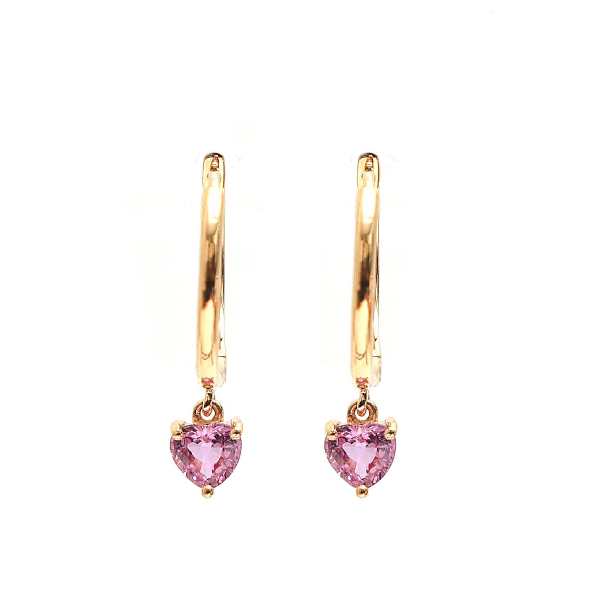 Pink Sapphire Earrings