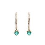 Emerald Diamond Earrings