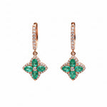 Emerald Diamond Earring