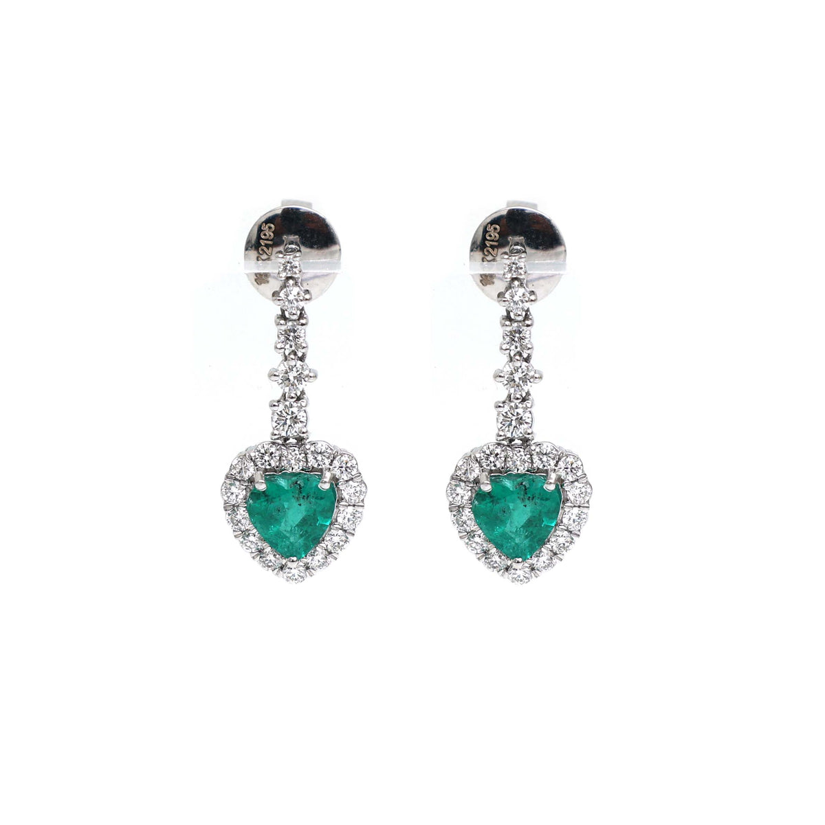 Emerald Diamond Earrings