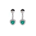 Emerald Diamond Earrings