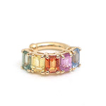 Rainbow Sapphire Earrings