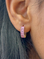 Pink Sapphire Earrings