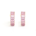 Pink Sapphire Earrings