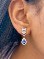 Tanzanite Diamond Earrings