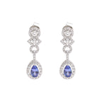 Tanzanite Diamond Earrings