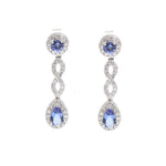 Tanzanite Diamond Earrings