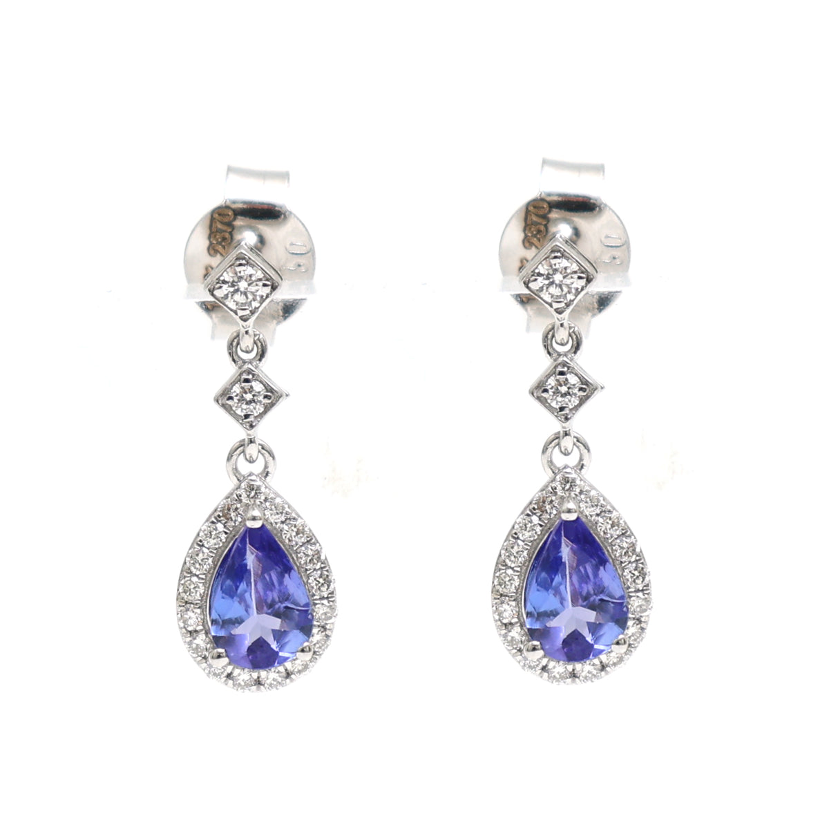 Tanzanite Diamond Earrings