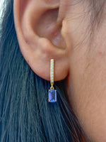 Tanzanite Diamond Earrings