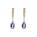 Tanzanite Diamond Earrings