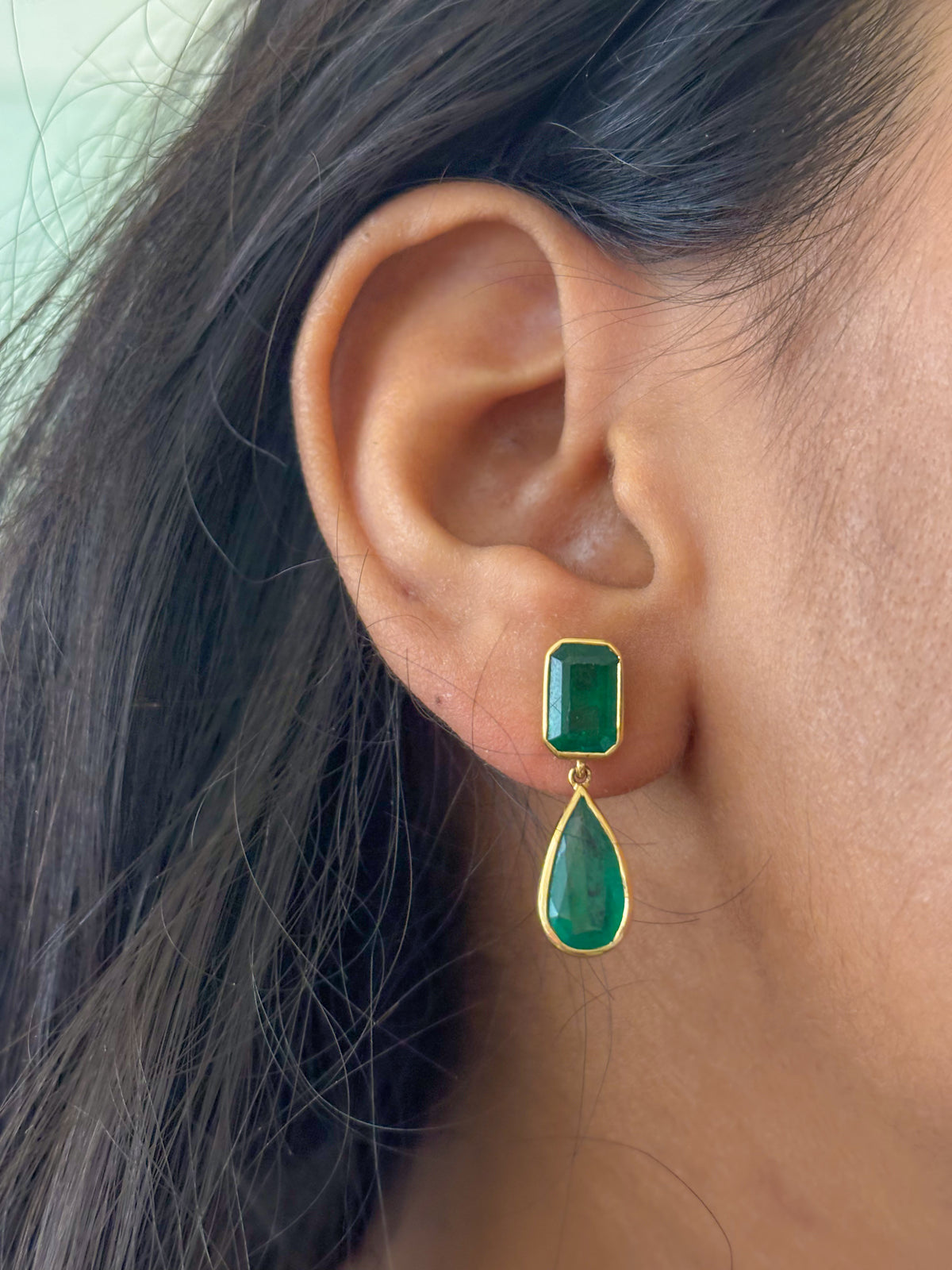 Emerald Earrings