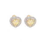 Yellow Diamond Diamond Earrings