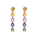 Rainbow Sapphire Earrings