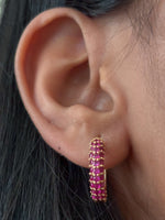 Pink Sapphire Earrings