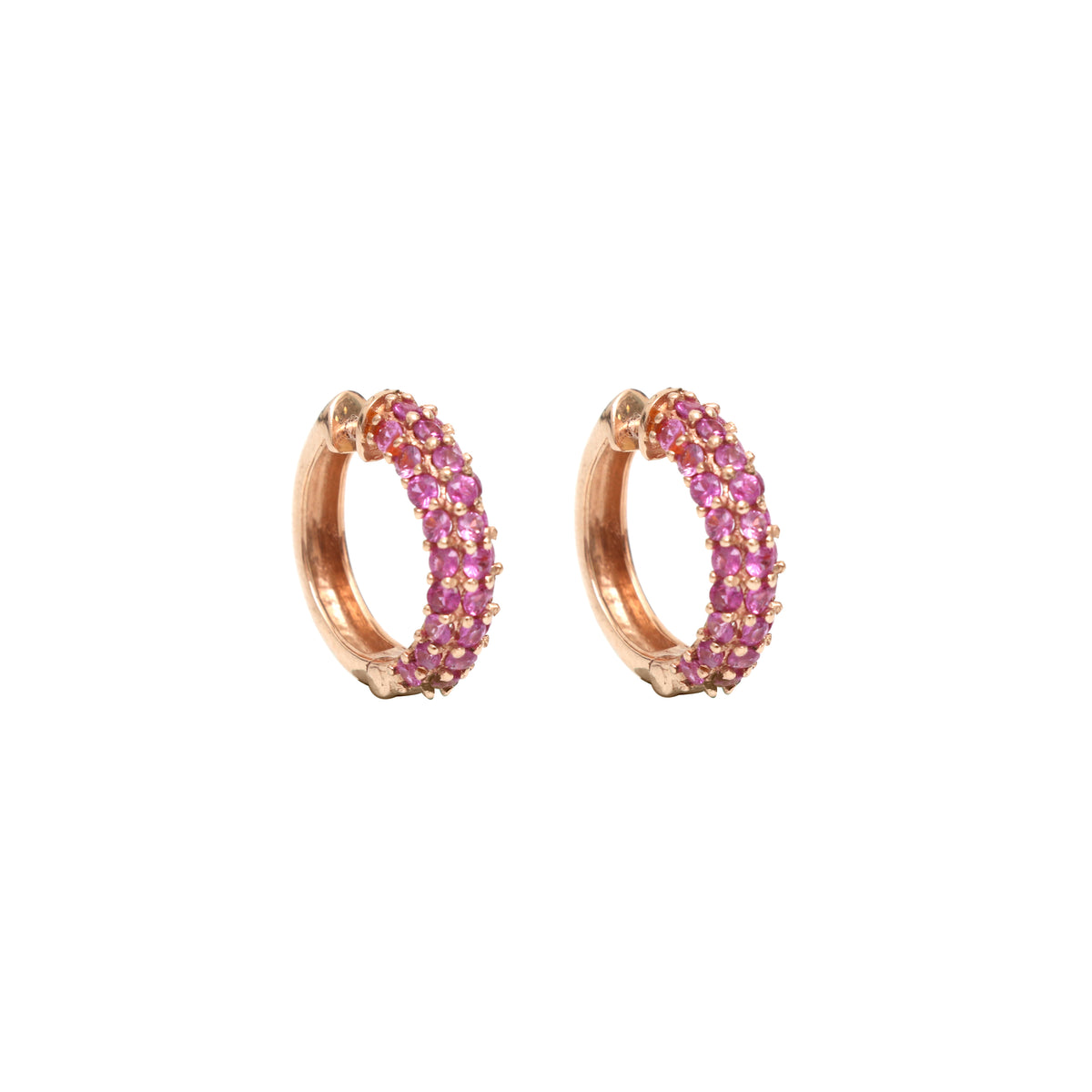Pink Sapphire Earrings