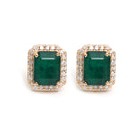 Emerald Diamond Earrings