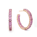 Pink Sapphire Earrings