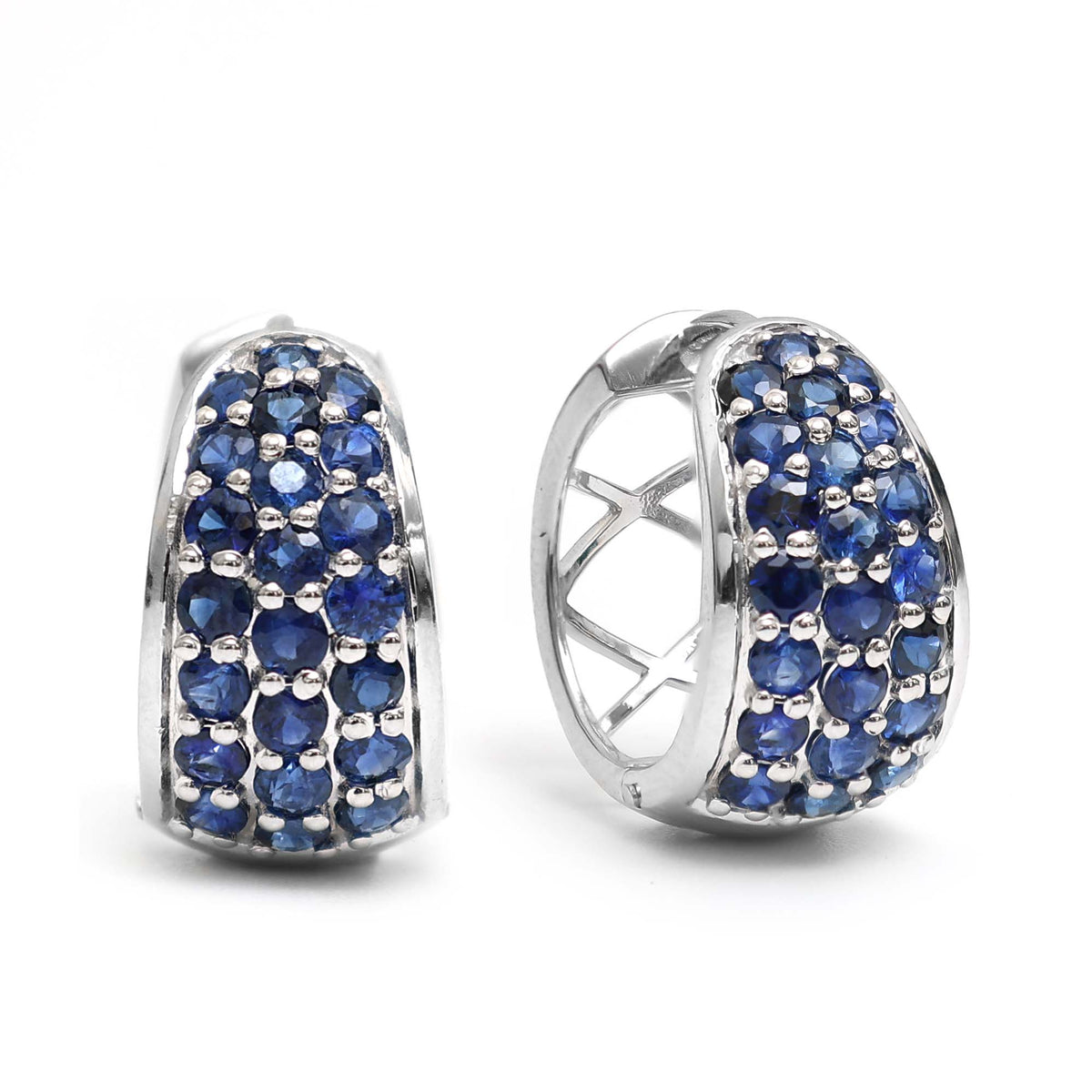 Blue Sapphire Earrings