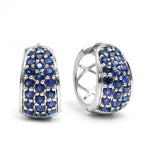 Blue Sapphire Earrings