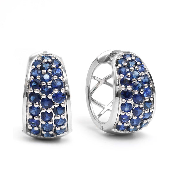 Blue Sapphire Earrings