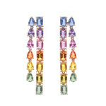 Rainbow Sapphire Earrings