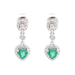 Emerald Diamond Earrings