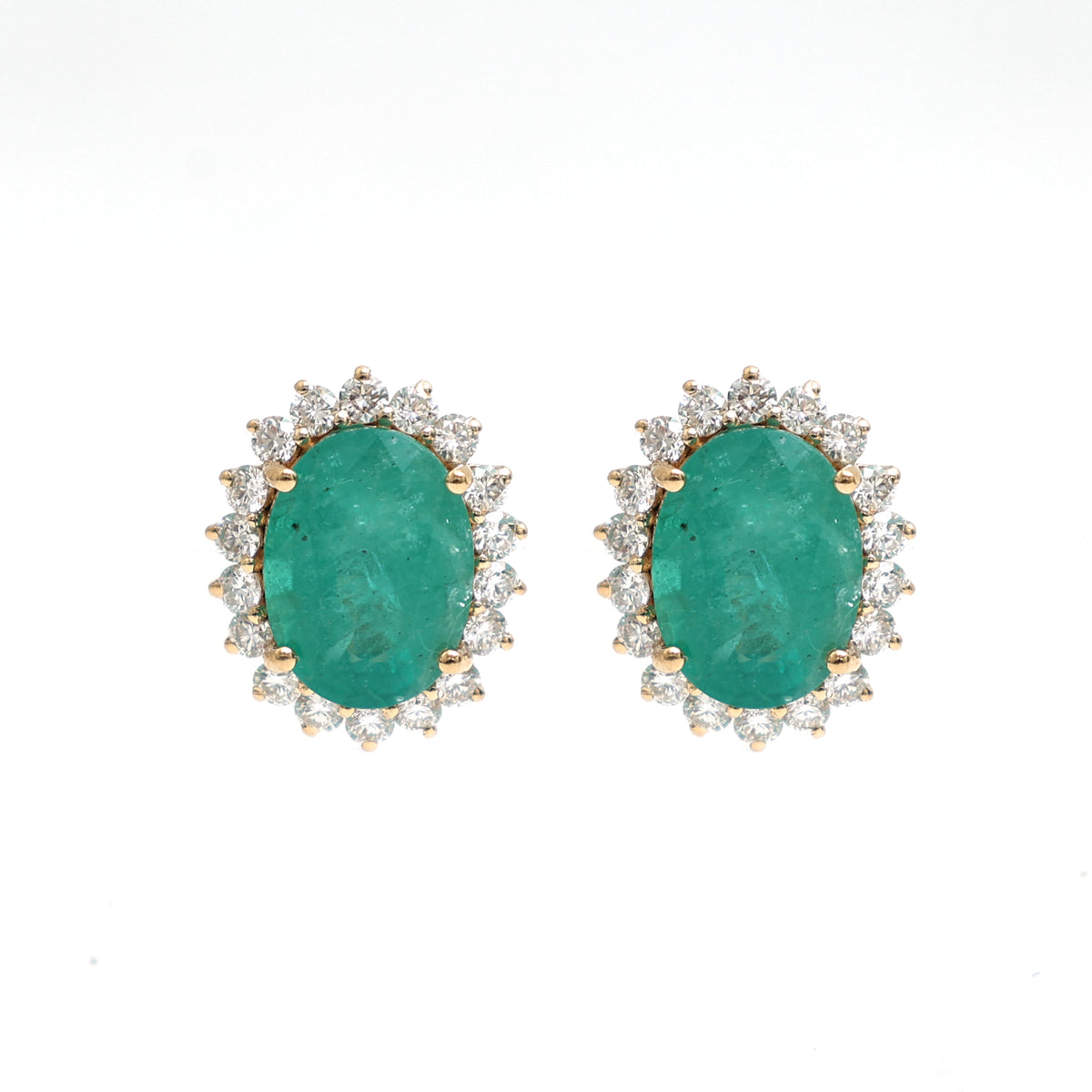 Emerald Diamond Earrings
