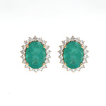 Emerald Diamond Earrings