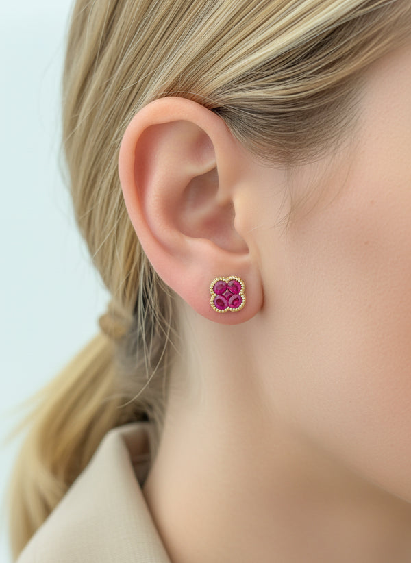 Ruby Earring