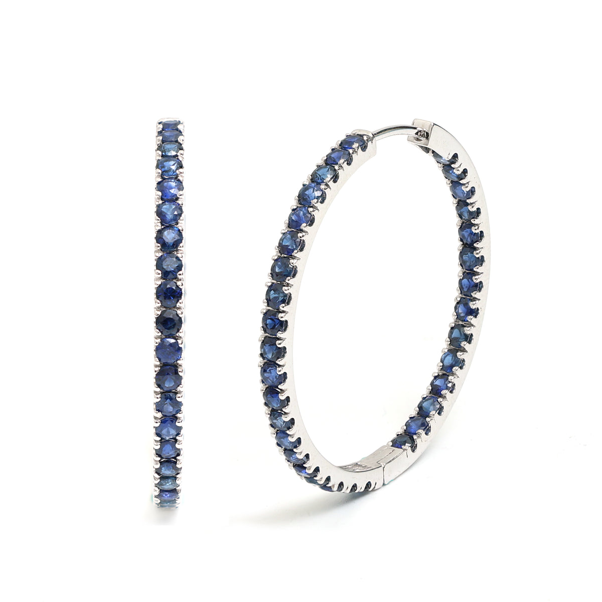Blue Sapphire Earrings