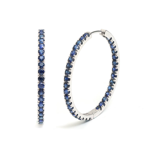 Blue Sapphire Earrings