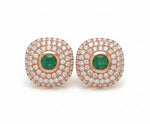 Diamond Emerald Earring