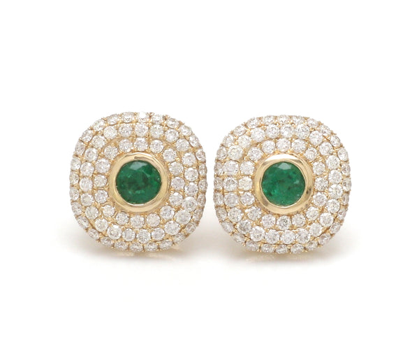 Diamond Emerald Earring