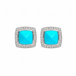 Turquoise Diamond Earring