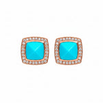 Turquoise Diamond Earring