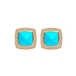 Turquoise Diamond Earring