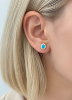 Turquoise Diamond Earring