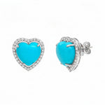 Turquoise Diamond Earring