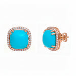 Turquoise Diamond Earring