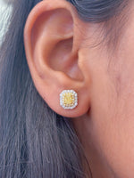 Yellow Diamond Diamond Earring