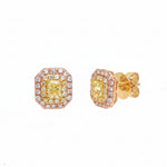 Yellow Diamond Diamond Earring