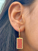 Emerald Diamond Earrings