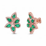 Emerald Diamond Earring