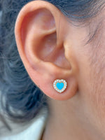 Turquoise Diamond Earrings